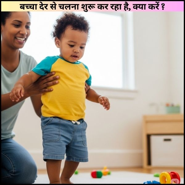 बच्चा देर से चलना शुरू कर रहा है, क्या करें ?