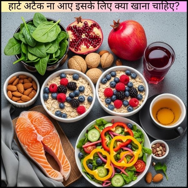 हार्ट अटैक ना आए इसके लिए क्या खाना चाहिए?