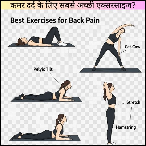 कमर दर्द के लिए सबसे अच्छी एक्सरसाइज
