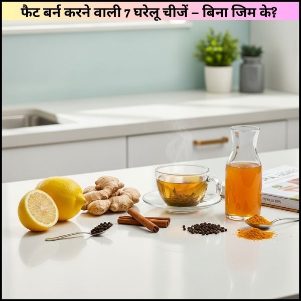 फैट बर्न करने वाली 7 घरेलू चीजें – बिना जिम के