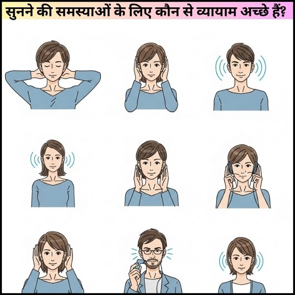 सुनने की समस्याओं के लिए कौन से व्यायाम अच्छे हैं?