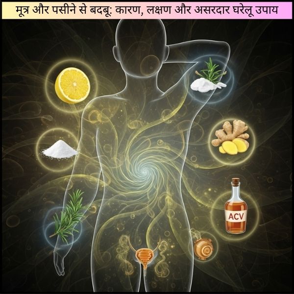 मूत्र और पसीने से बदबू: कारण, लक्षण और असरदार घरेलू उपाय