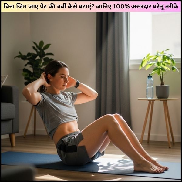 बिना जिम जाए पेट की चर्बी कैसे घटाएं? जानिए 100% असरदार घरेलू तरीके