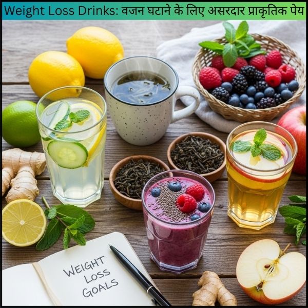 Weight Loss Drinks: वजन घटाने के लिए असरदार प्राकृतिक पेय
