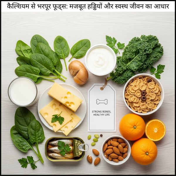 कैल्शियम से भरपूर फूड्स: मजबूत हड्डियों और स्वस्थ जीवन का आधार