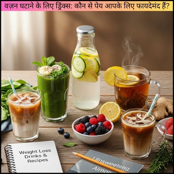 वज़न घटाने के लिए ड्रिंक्स: कौन से पेय आपके लिए फायदेमंद हैं?