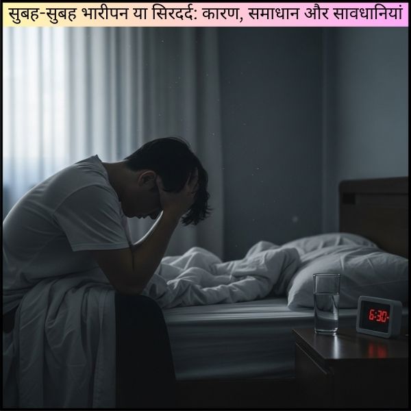 सुबह-सुबह भारीपन या सिरदर्द कारण, समाधान और सावधानियां
